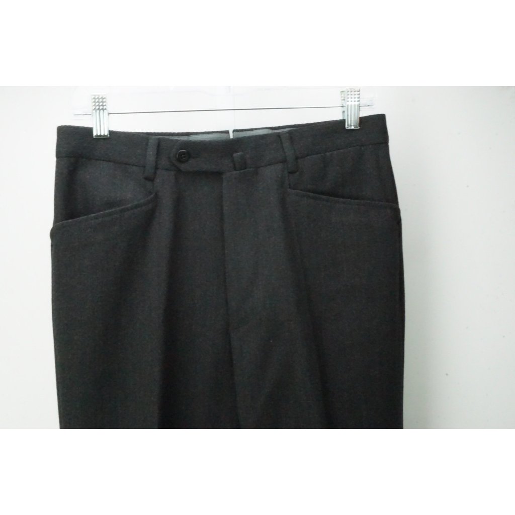 Incotex Gray Woven Wool Dress Pants Trousers 46 Eu Brand New